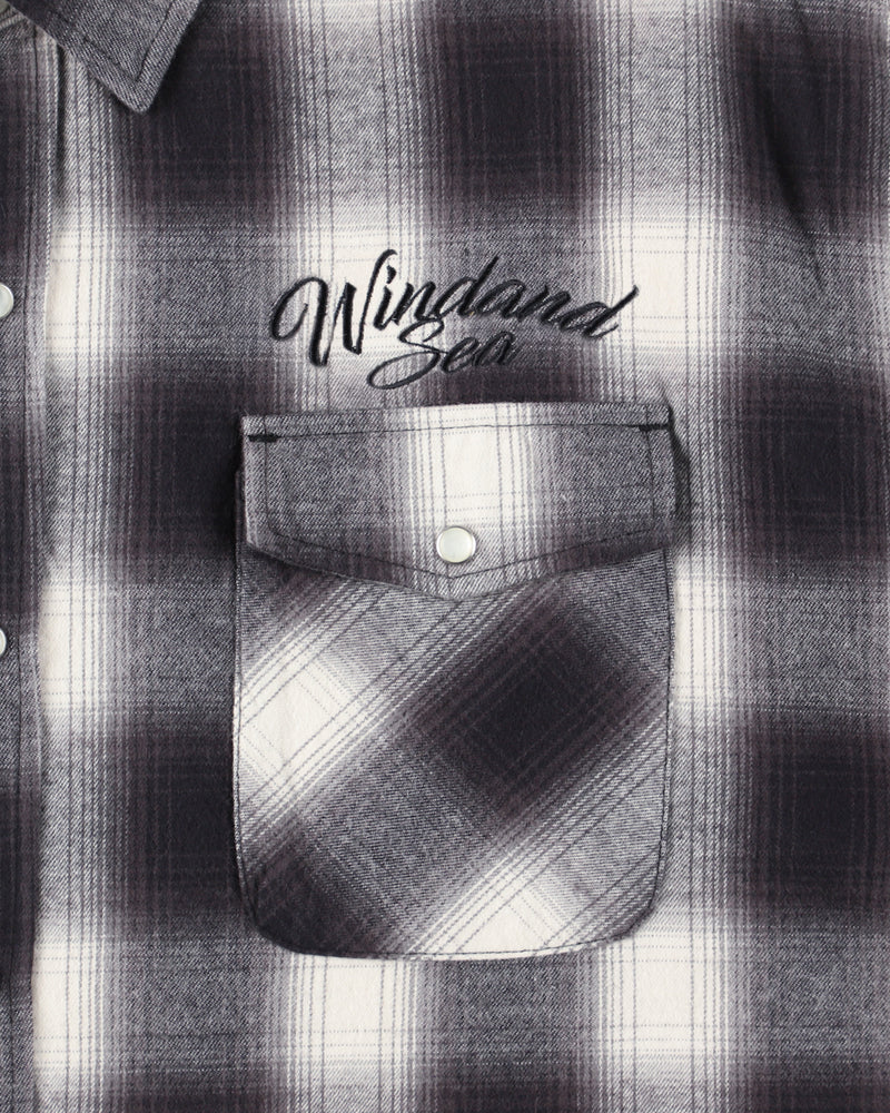 Fringe Flannel Plaid Shirt