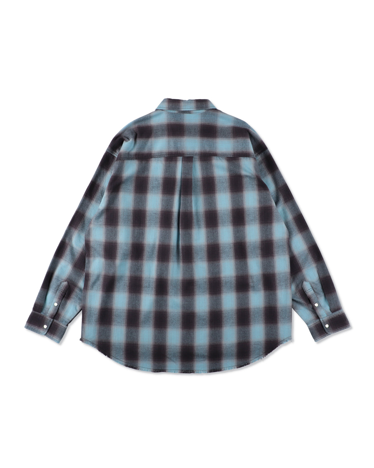 Fringe Flannel Plaid Shirt