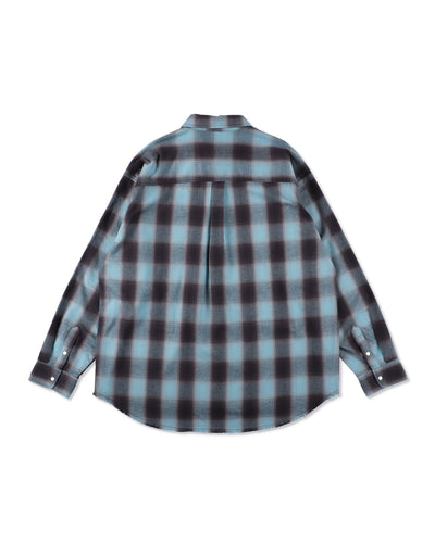 Fringe Flannel Plaid Shirt