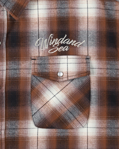 Fringe Flannel Plaid Shirt