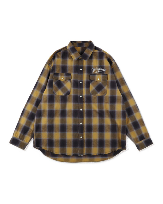 Fringe Flannel Plaid Shirt