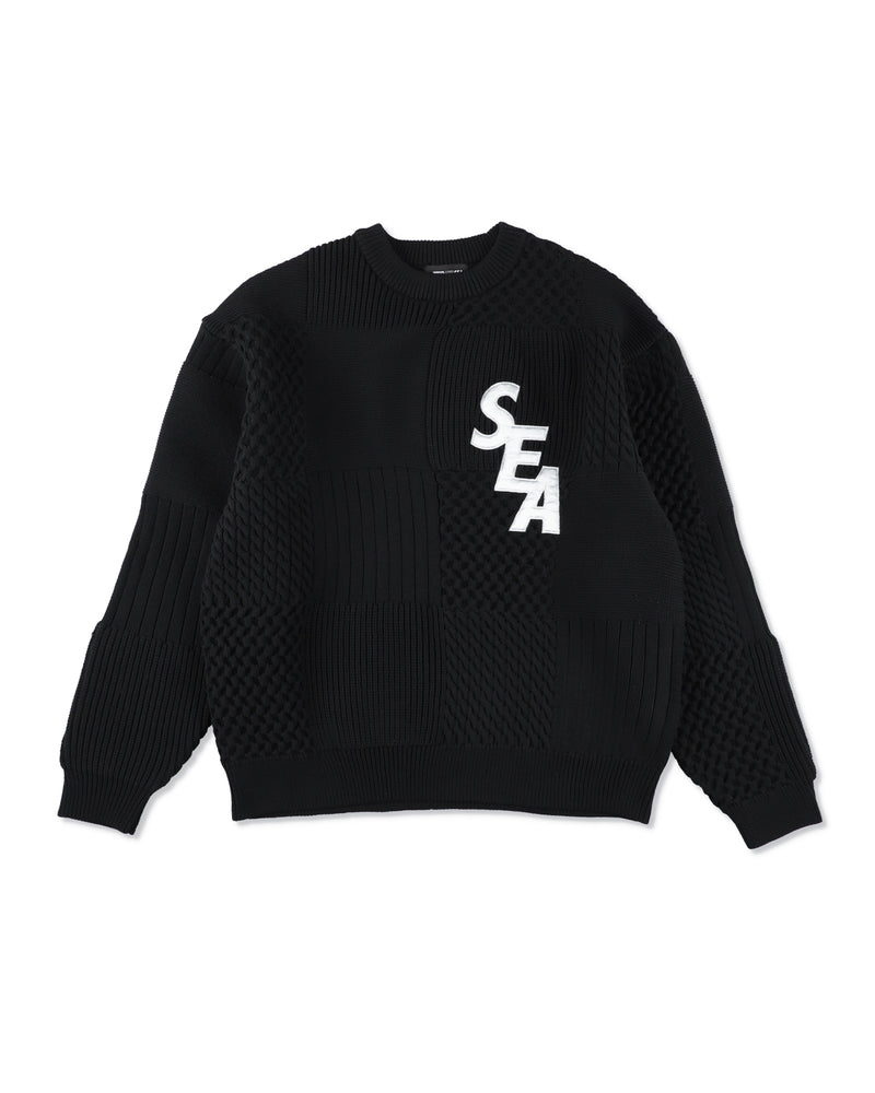 Patchwork Knit Sweater