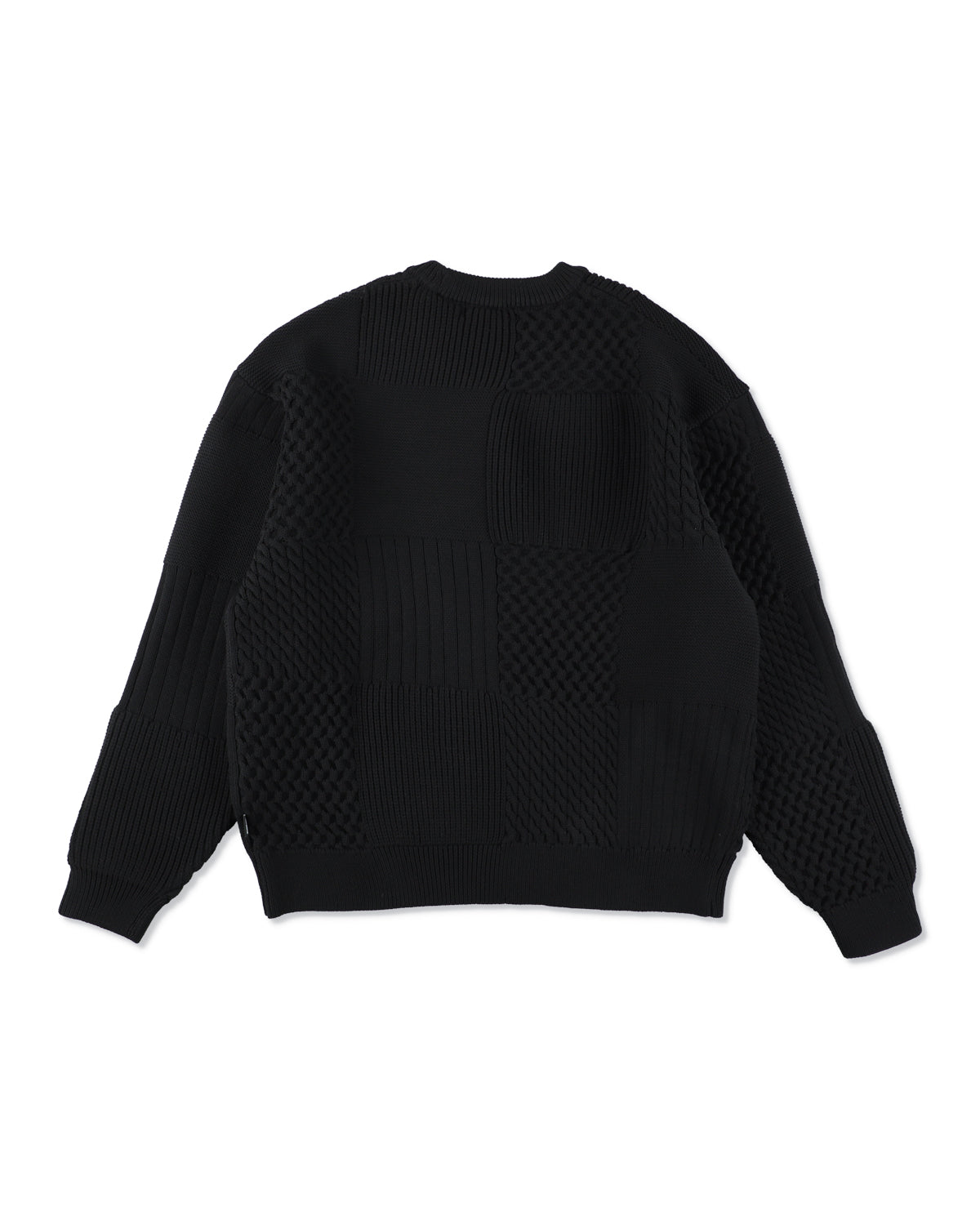 Patchwork Knit Sweater