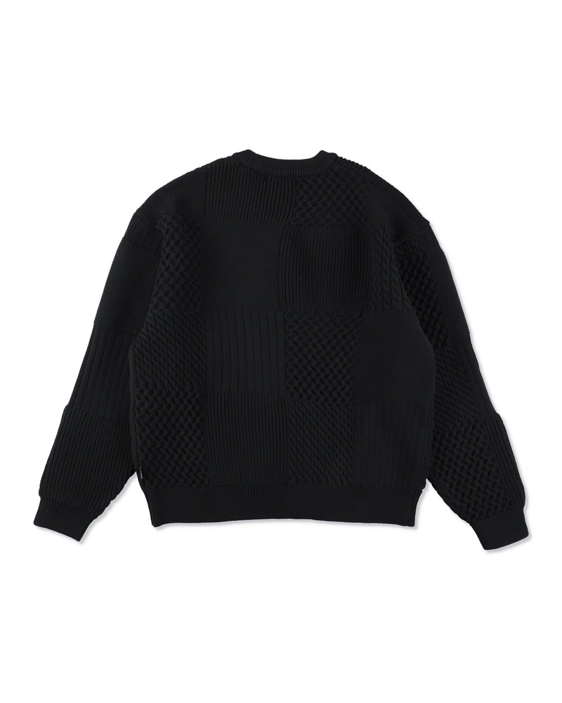 Patchwork Knit Sweater