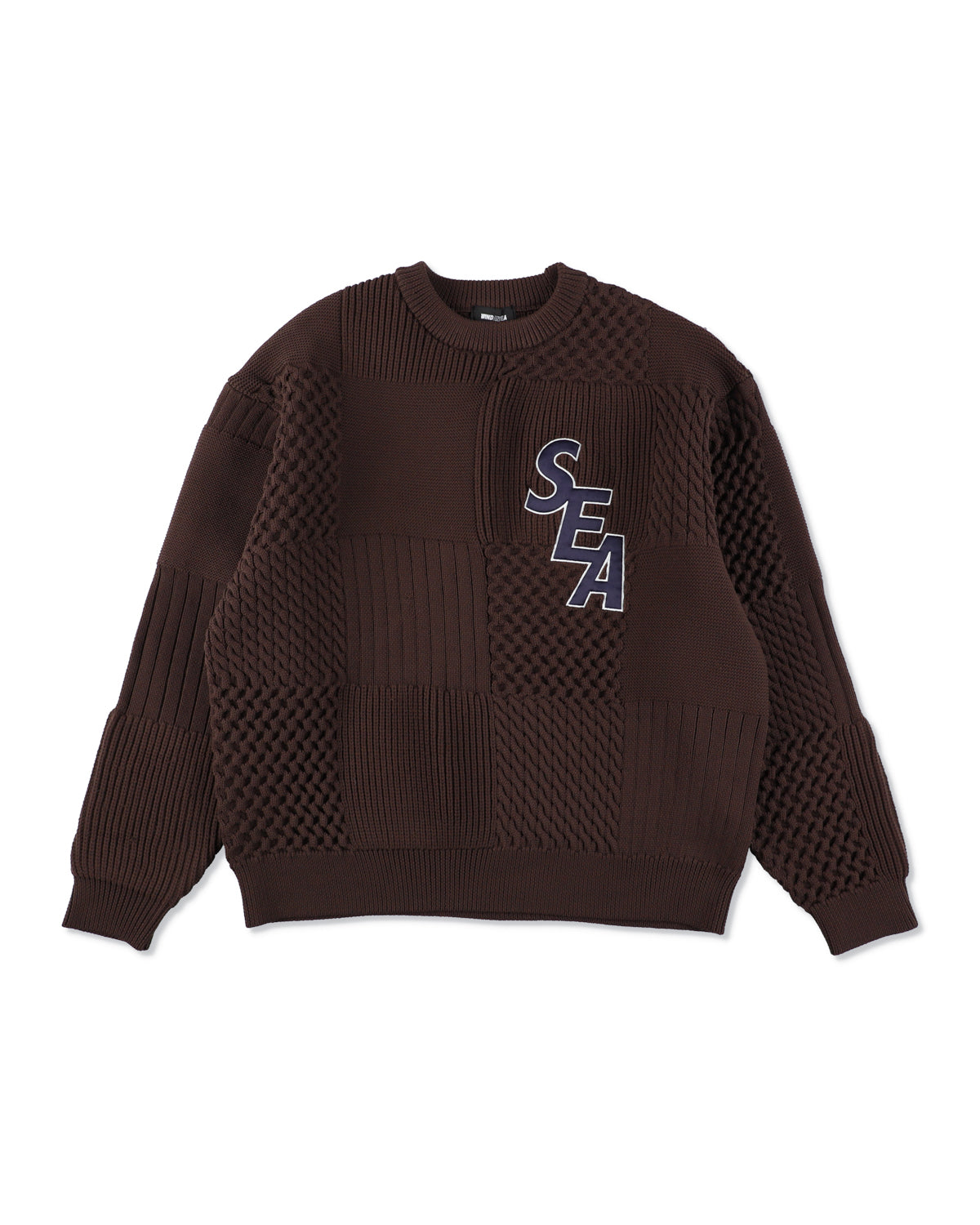 Patchwork Knit Sweater – WIND AND SEA