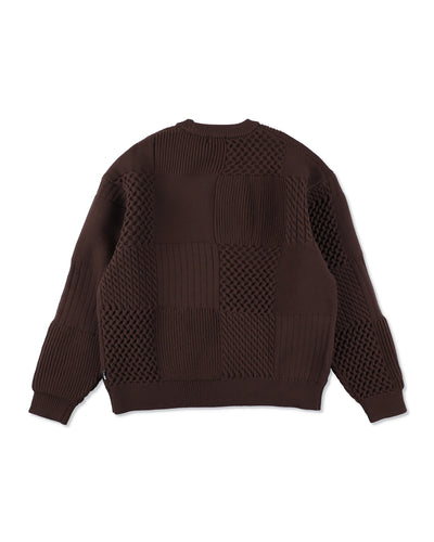 Patchwork Knit Sweater