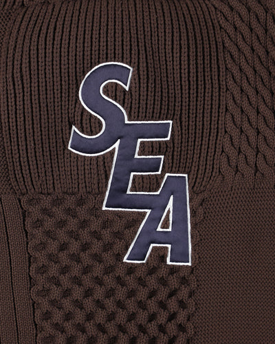 Patchwork Knit Sweater