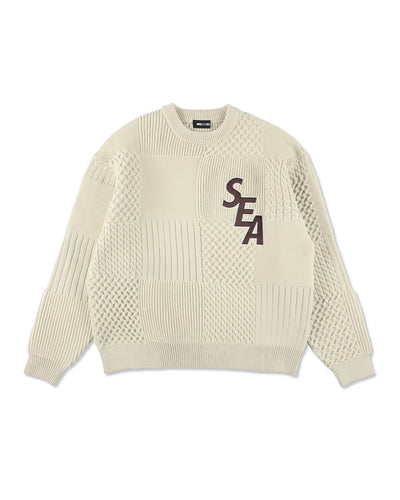 Patchwork Knit Sweater