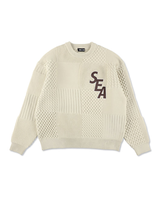 Patchwork Knit Sweater