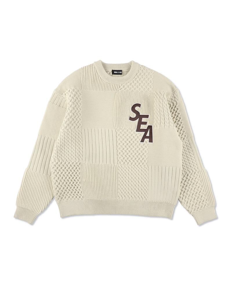 Patchwork Knit Sweater