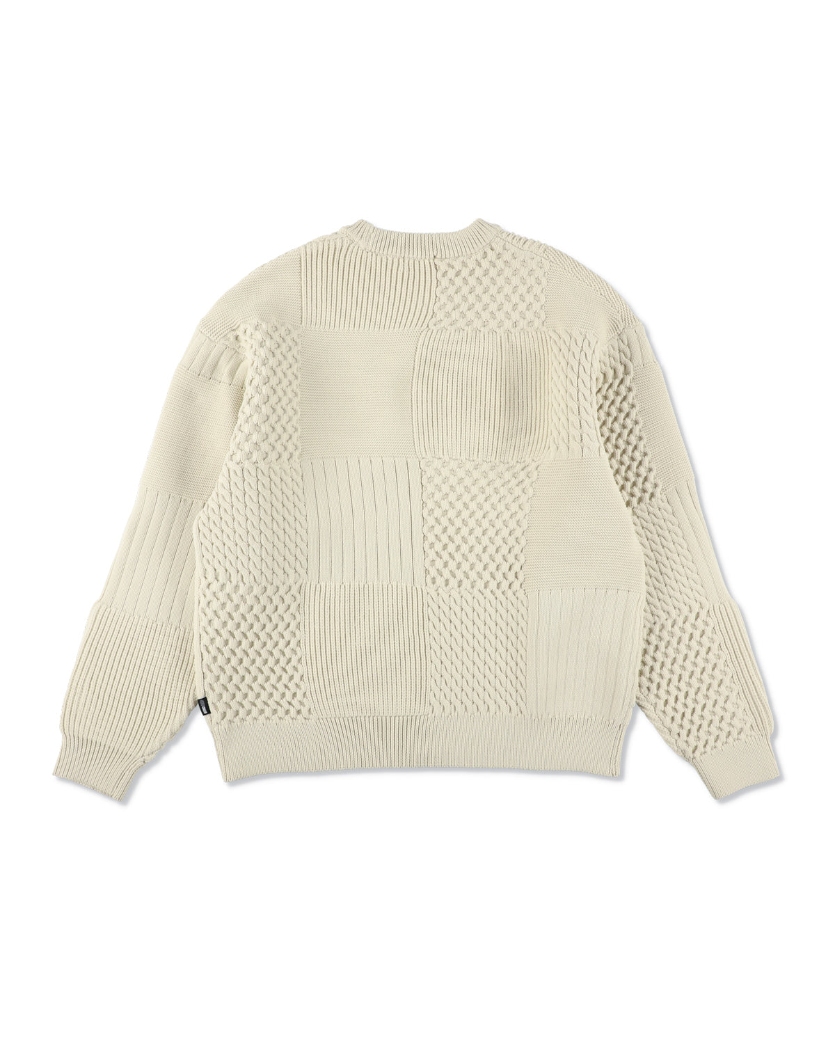 トップス wind and sea Patchwork Knit Sweater Patchwork Knit Sweater – WIND AND SEA