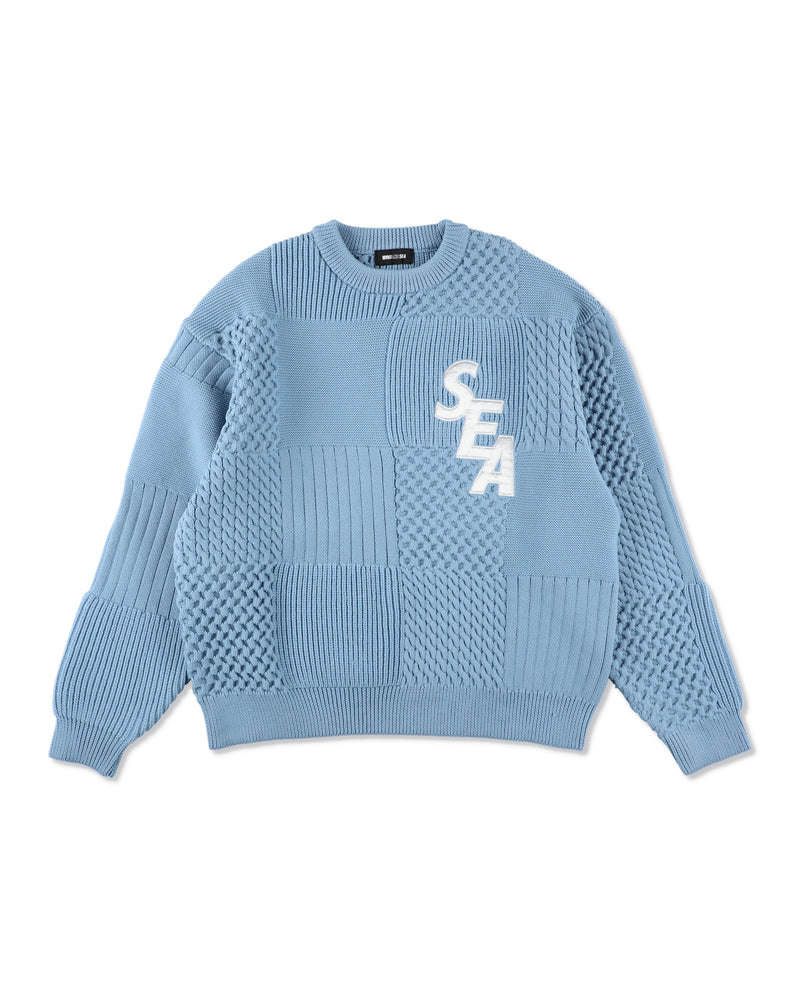 Patchwork Knit Sweater