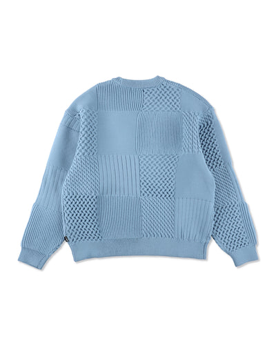 Patchwork Knit Sweater