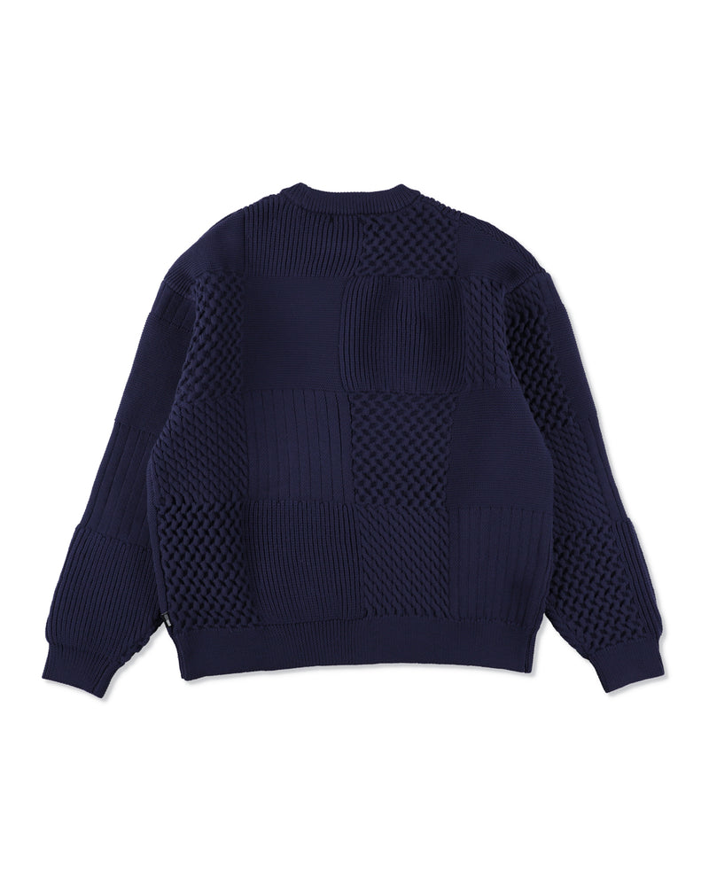 Patchwork Knit Sweater