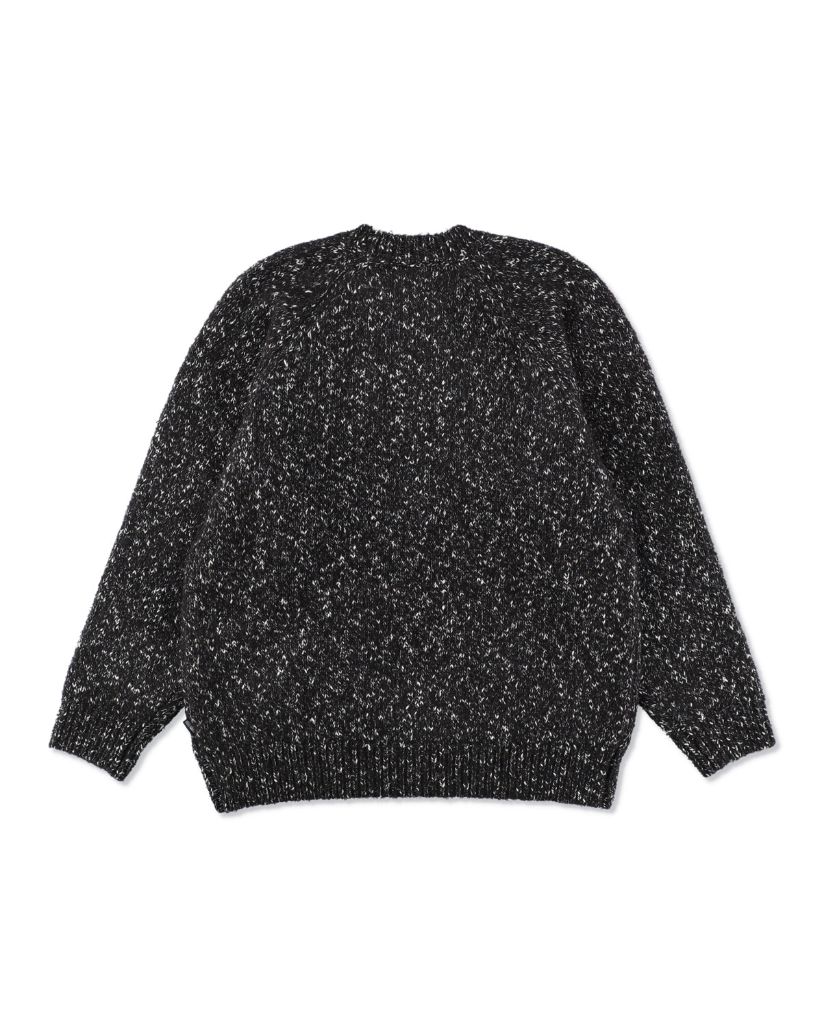 Leather Patch Knit Sweater
