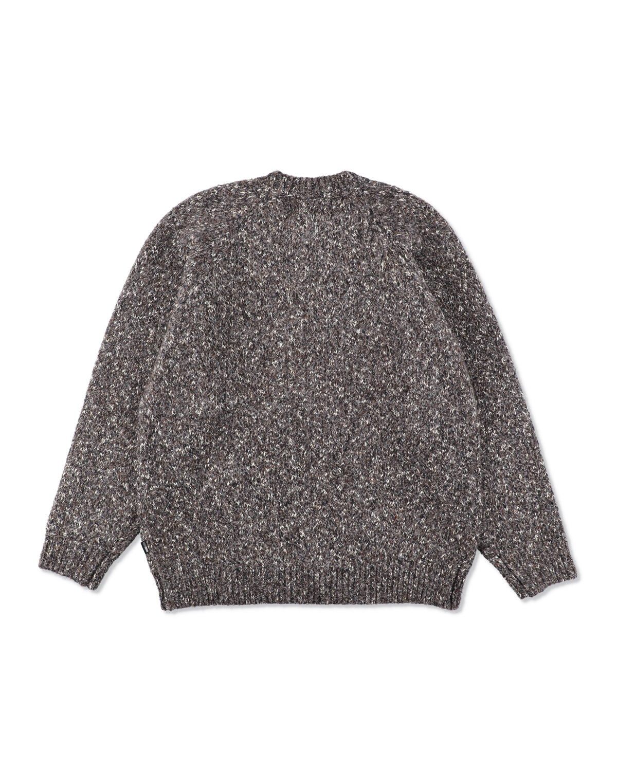 Leather Patch Knit Sweater