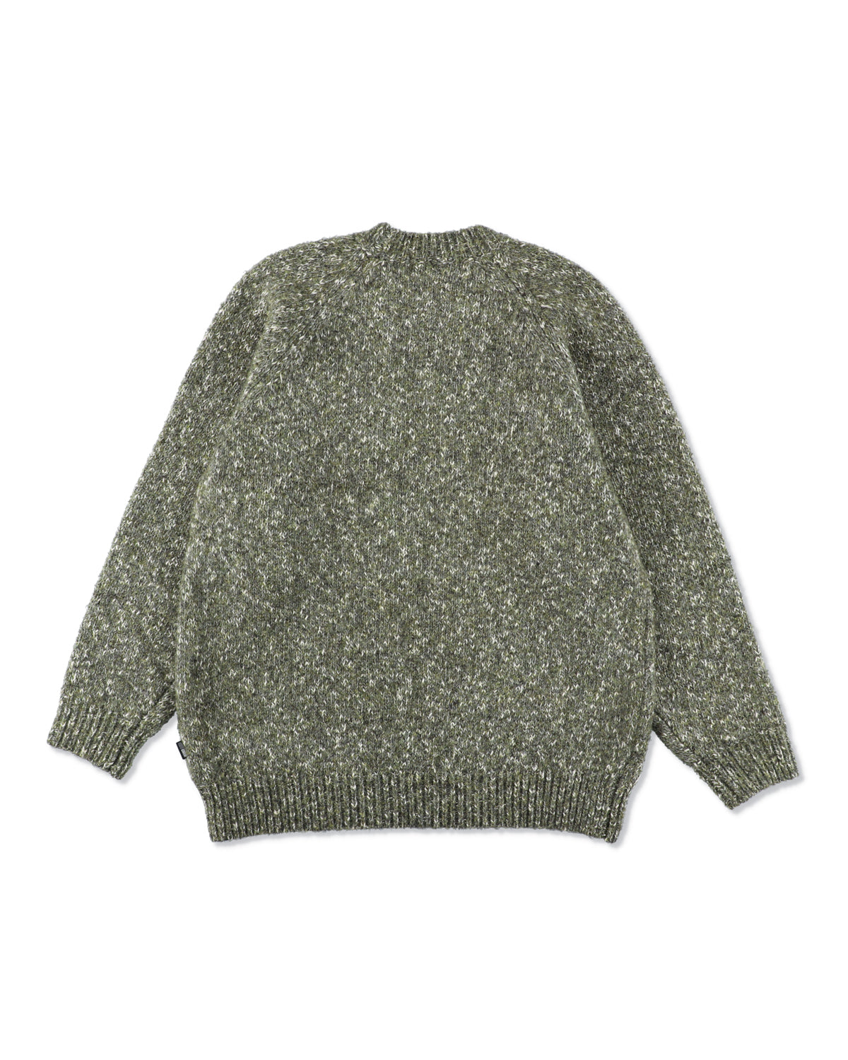 Leather Patch Knit Sweater