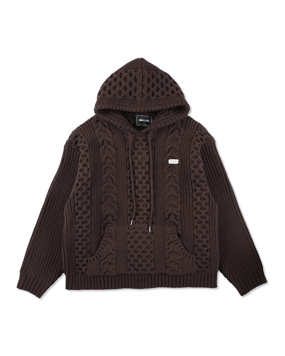 Cable Knit Hooded Sweater – WIND AND SEA