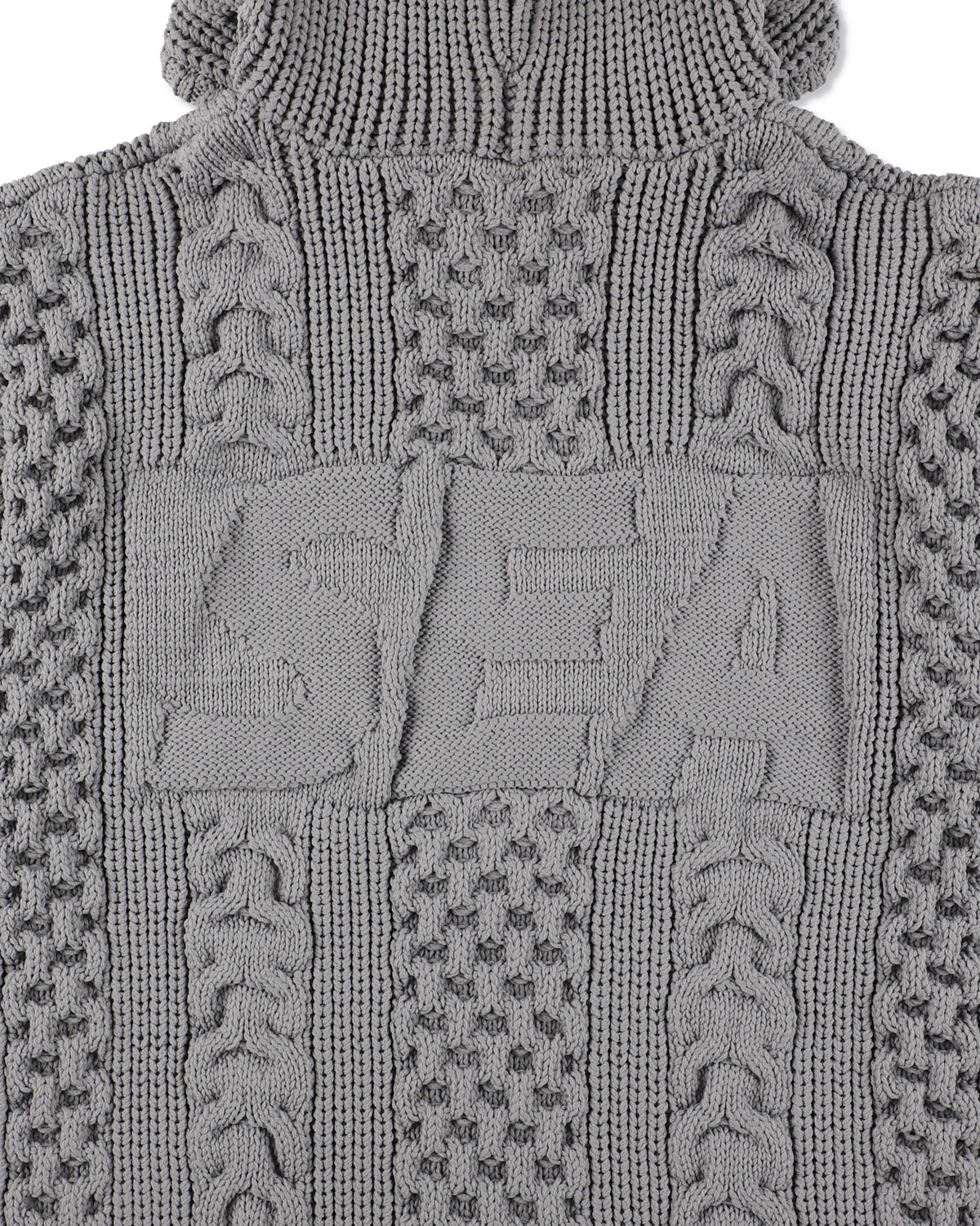 Cable Knit Hooded Sweater