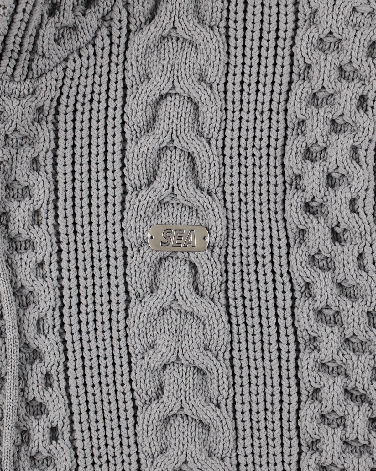 Cable Knit Hooded Sweater