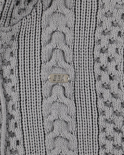 Cable Knit Hooded Sweater