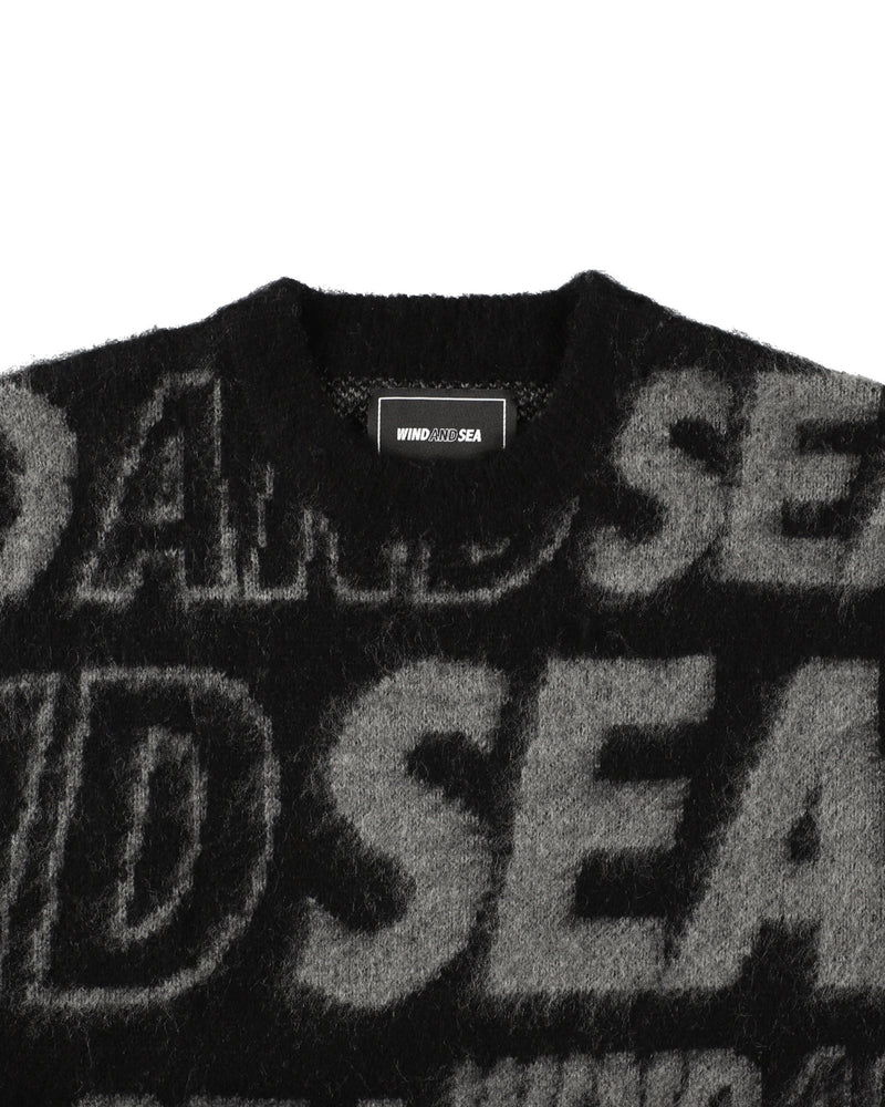 Shaggy Logo Knit Sweater