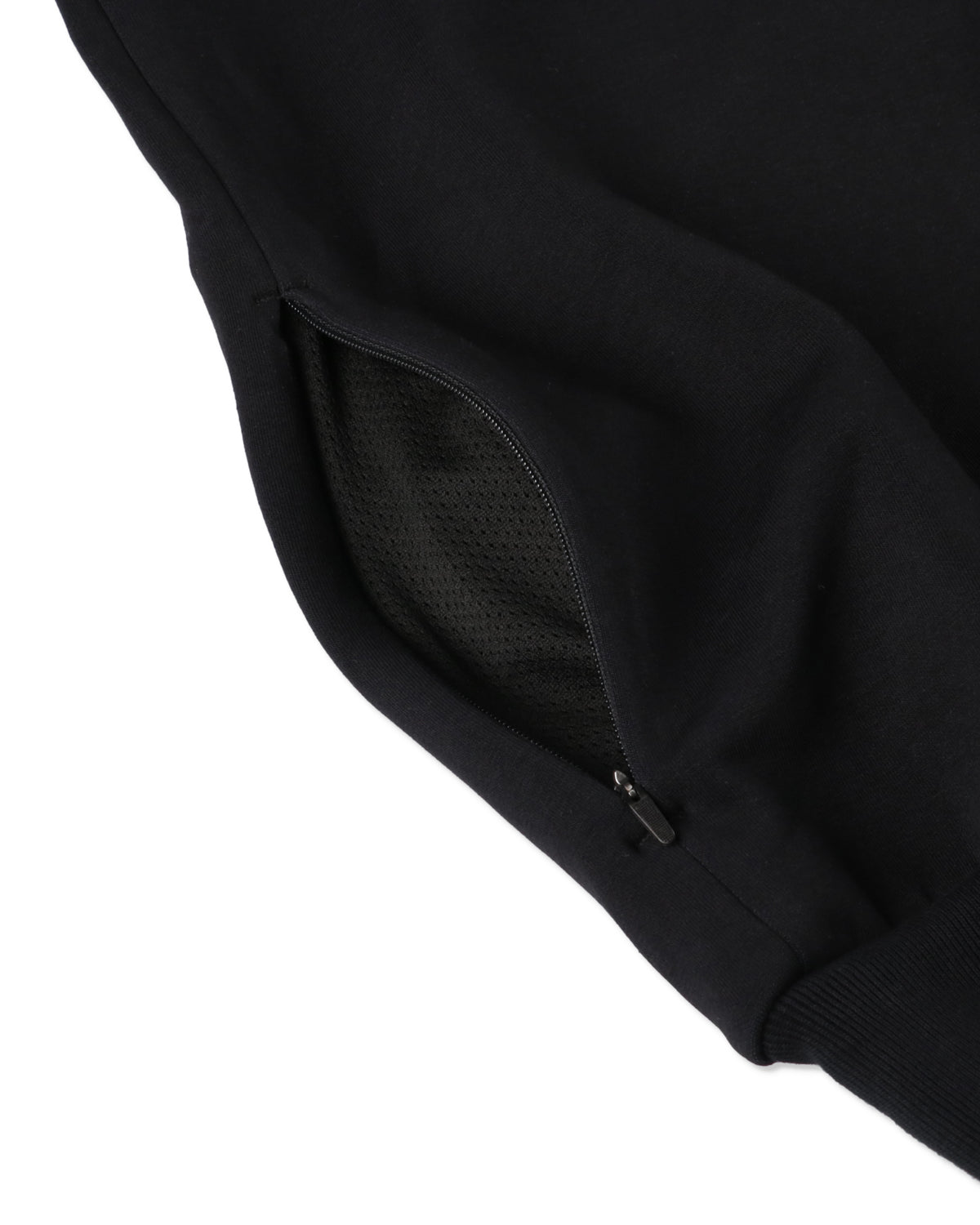 RELAXED FIT HOODED PONTE SWEATSHIRT