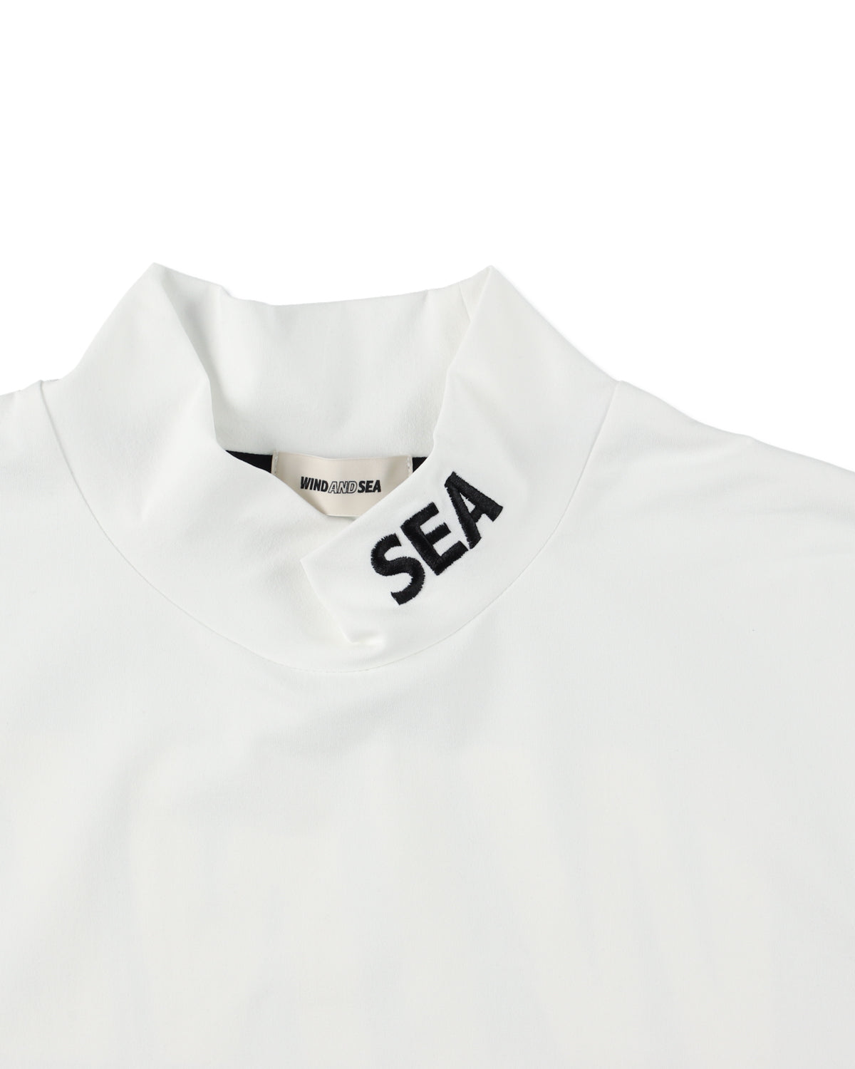メンズウェア WIND AND SEA S/S Mock Neck Logo Knit S/S Mock Neck Logo Knit – WIND AND SEA
