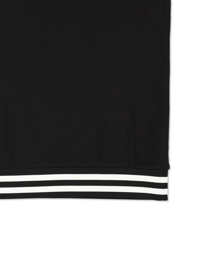 S/S Mock Neck Logo Knit
