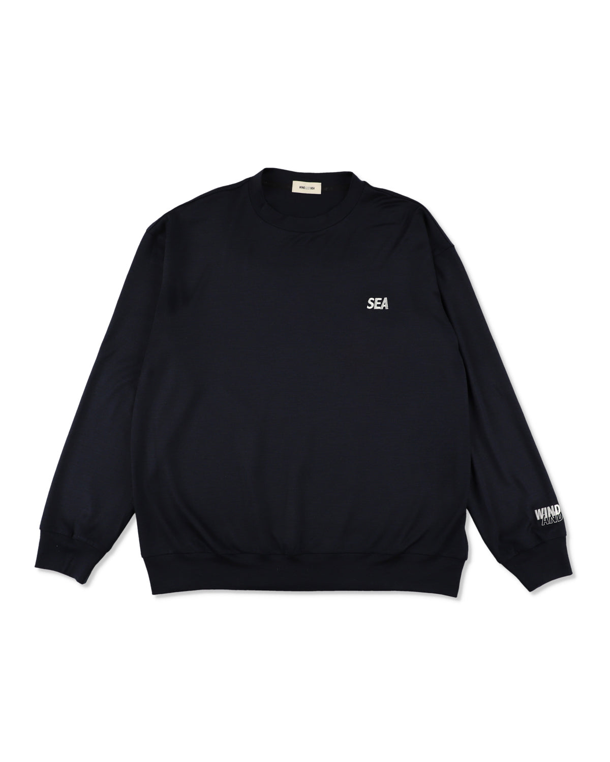 RELAX FIT WASHABLE WOOL L/S TEE