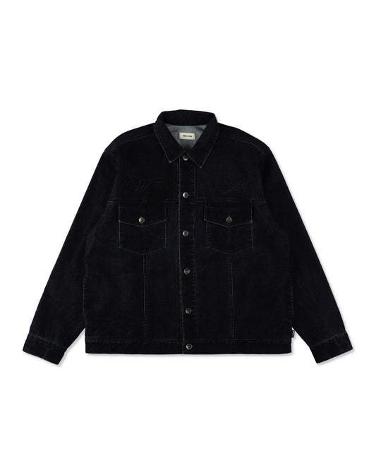 VELOUR TOUCH DENIM JACKET