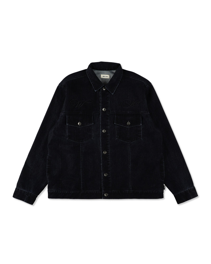 VELOUR TOUCH DENIM JACKET
