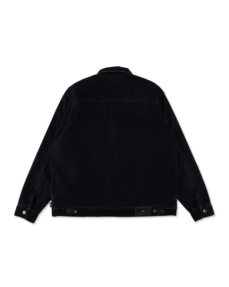 VELOUR TOUCH DENIM JACKET