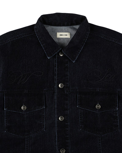 VELOUR TOUCH DENIM JACKET