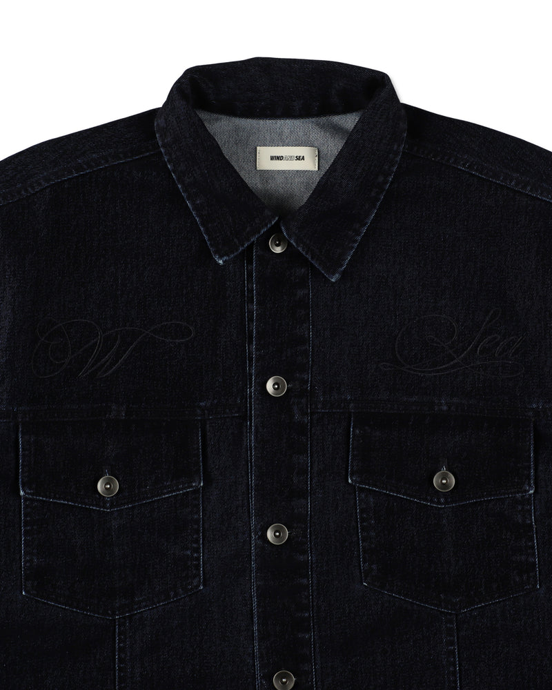 VELOUR TOUCH DENIM JACKET
