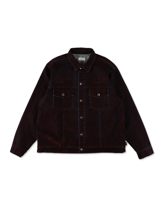 VELOUR TOUCH DENIM JACKET