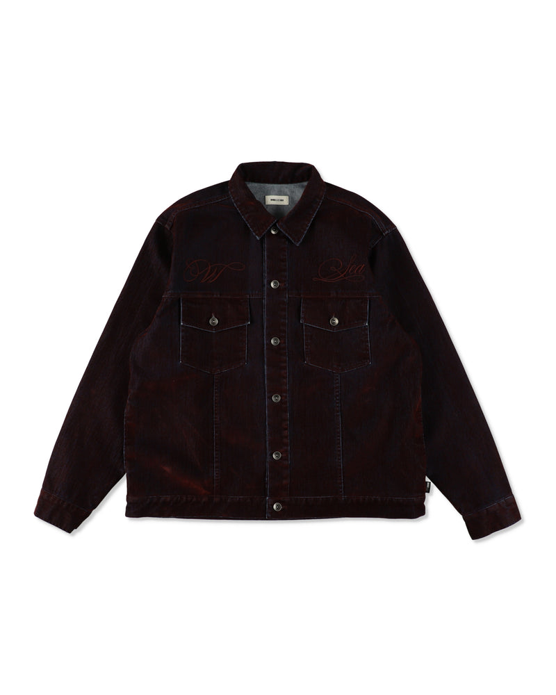 VELOUR TOUCH DENIM JACKET