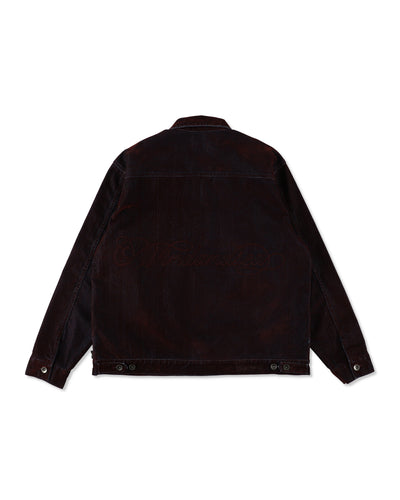 VELOUR TOUCH DENIM JACKET