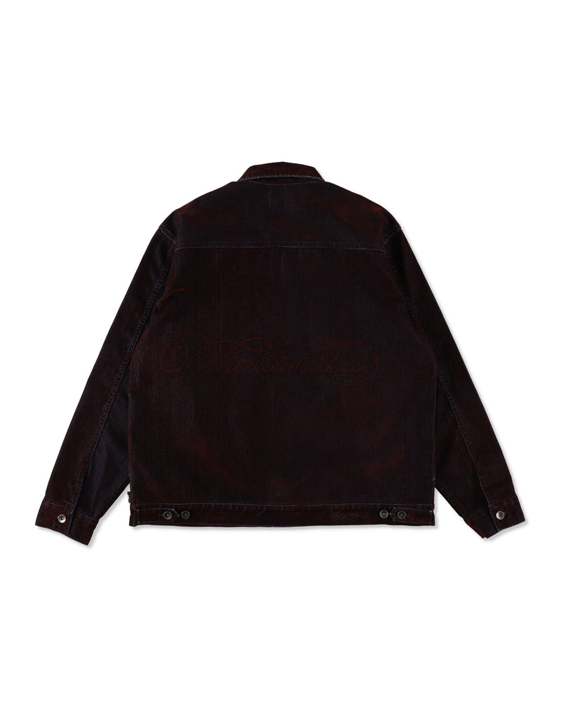 VELOUR TOUCH DENIM JACKET