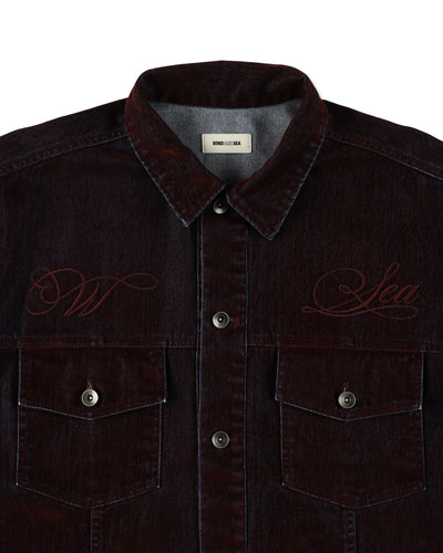 VELOUR TOUCH DENIM JACKET