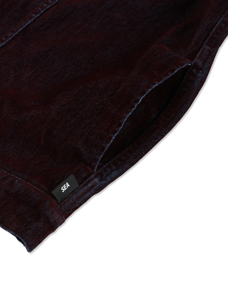 VELOUR TOUCH DENIM JACKET