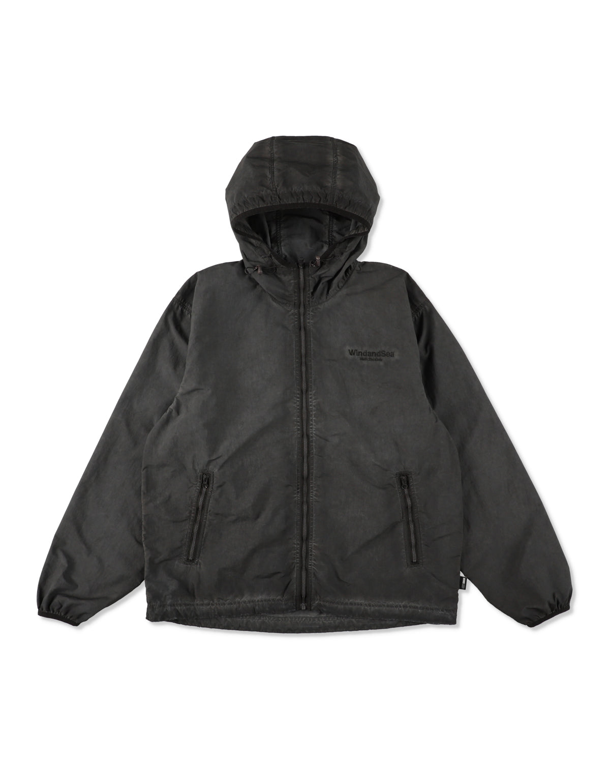 GARMENT DYED NYLON RIP JACKET