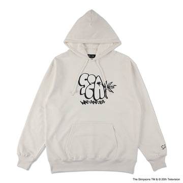 The Simpsons / WDS Graffiti Logo Hoodie / OFF_WHITE