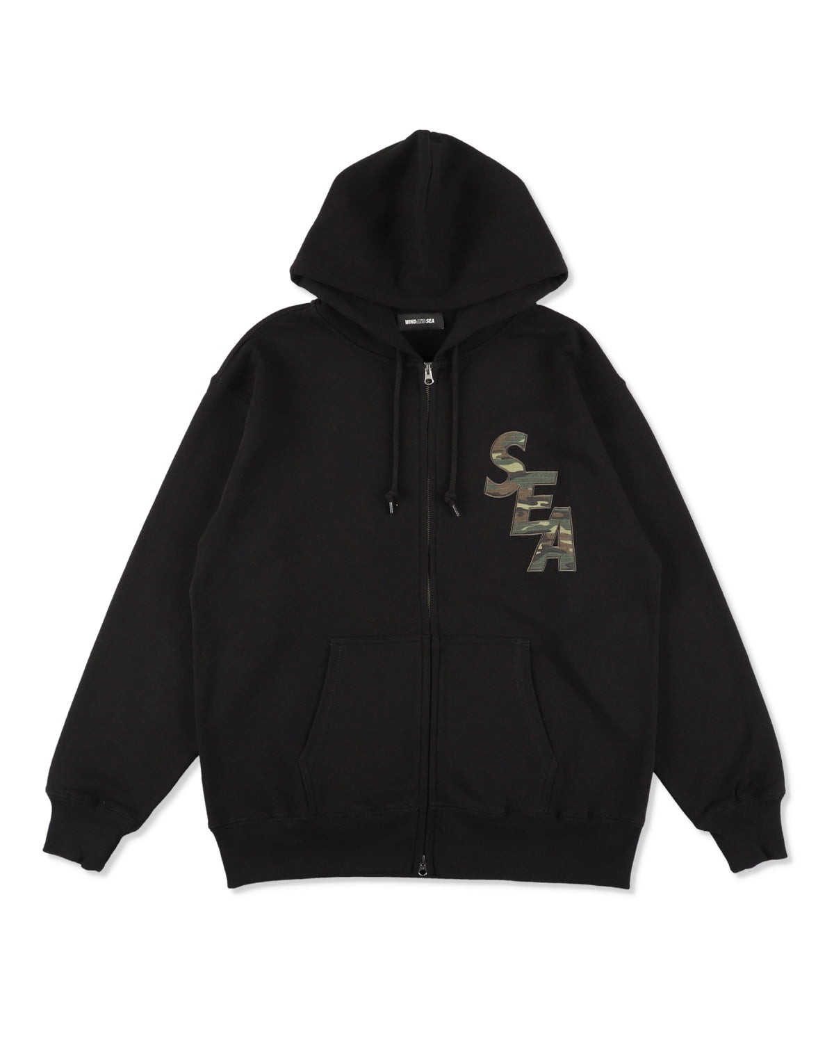 CAMO SEA ZIP UP SWEATSHIRT