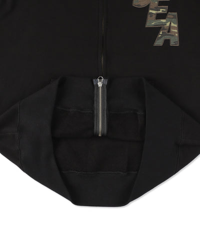 CAMO SEA ZIP UP SWEATSHIRT