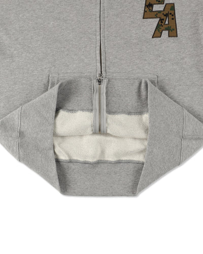 CAMO SEA ZIP UP SWEATSHIRT