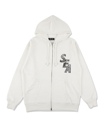 CAMO SEA ZIP UP SWEATSHIRT