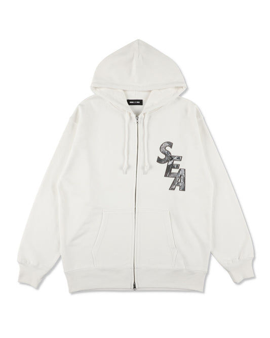 CAMO SEA ZIP UP SWEATSHIRT