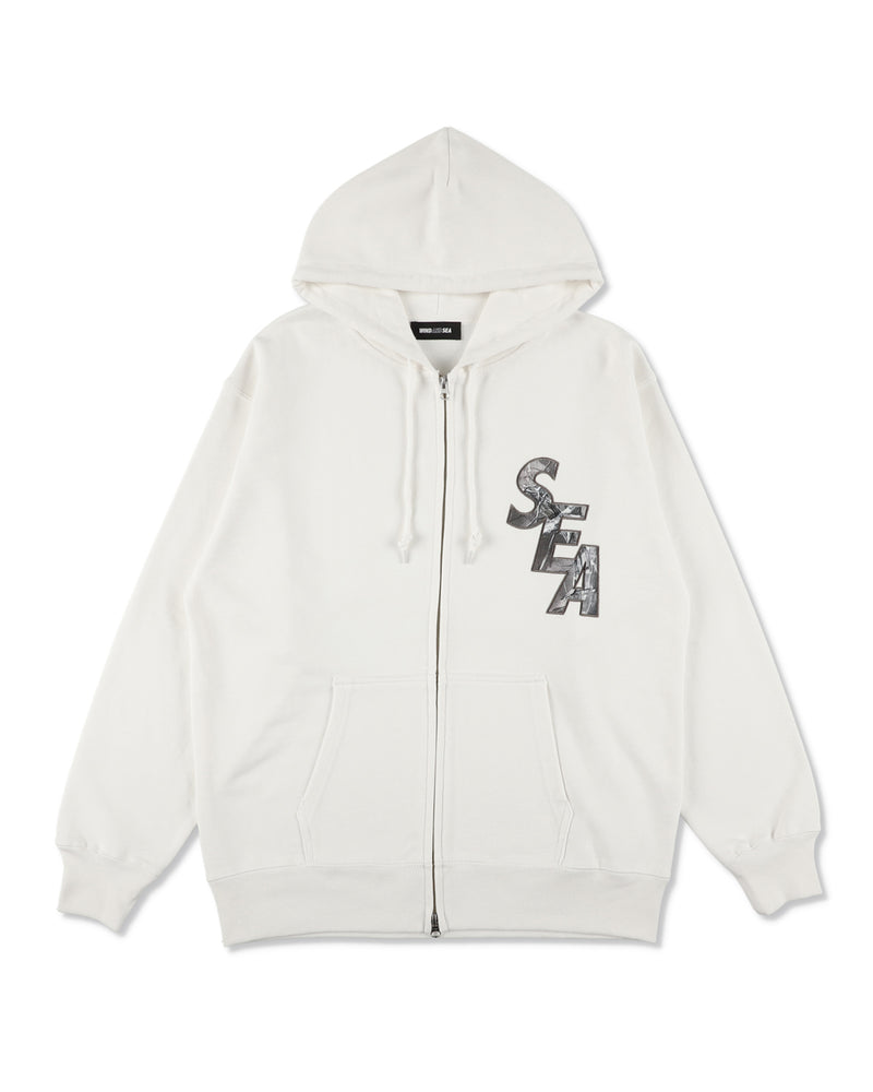 CAMO SEA ZIP UP SWEATSHIRT