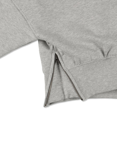 Cozy Zip Cropped Hooded Sweatshirt(Ladies)